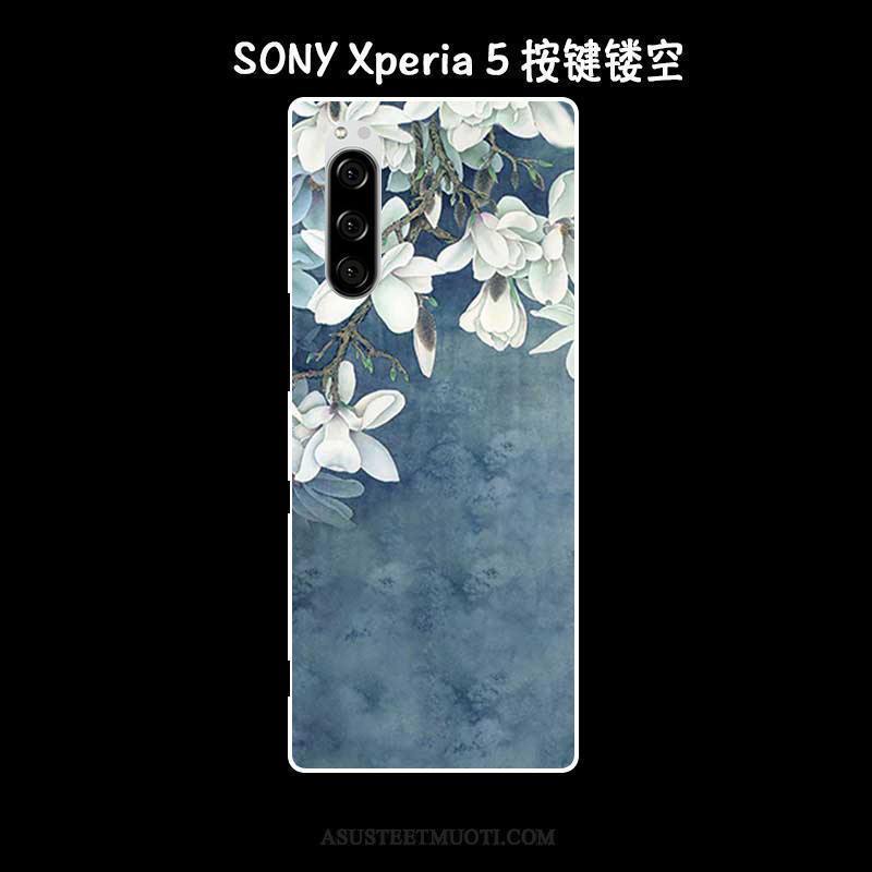 Sony Xperia 5 Kuoret Suojaus Silikoni Pehmeä Neste Murtumaton Kotelo