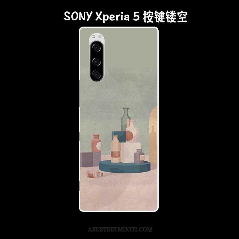 Sony Xperia 5 Kuoret Suojaus Silikoni Pehmeä Neste Murtumaton Kotelo