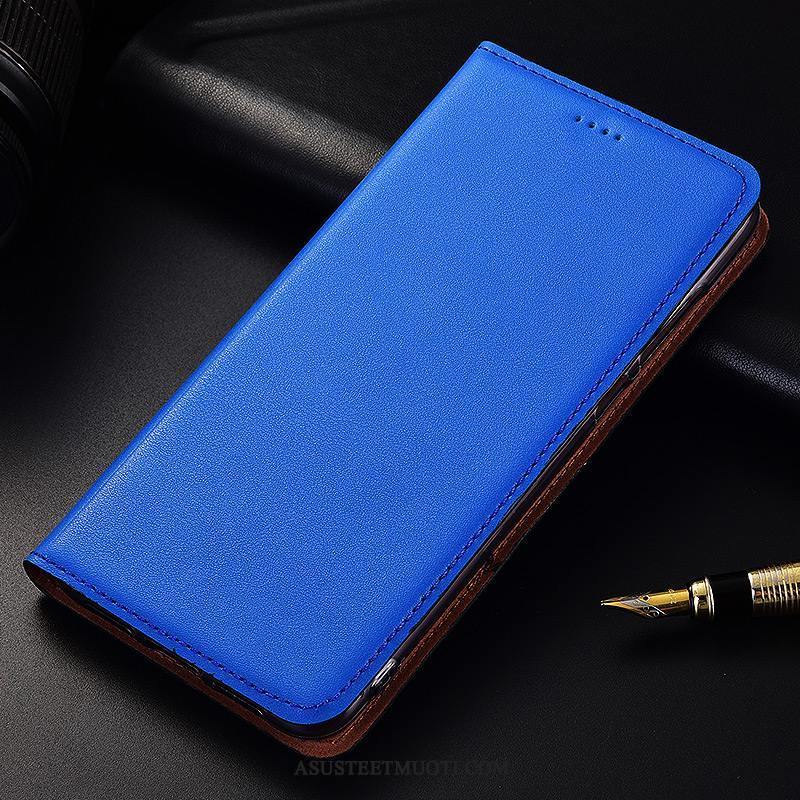 Sony Xperia E5 Kuori Kuoret Silikoni All Inclusive Sininen Nahkakotelo Murtumaton