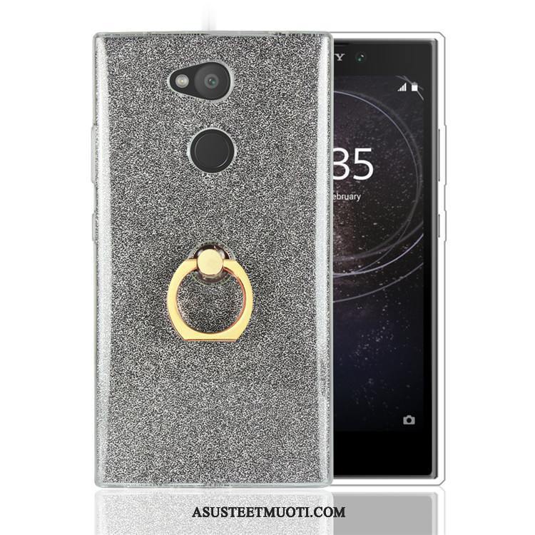 Sony Xperia L2 Kuori Kuoret Jauhe Kotelo Silikoni Murtumaton Kulta