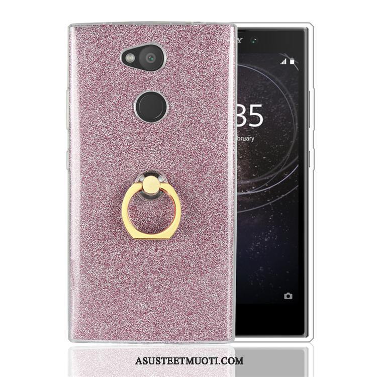 Sony Xperia L2 Kuori Kuoret Jauhe Kotelo Silikoni Murtumaton Kulta