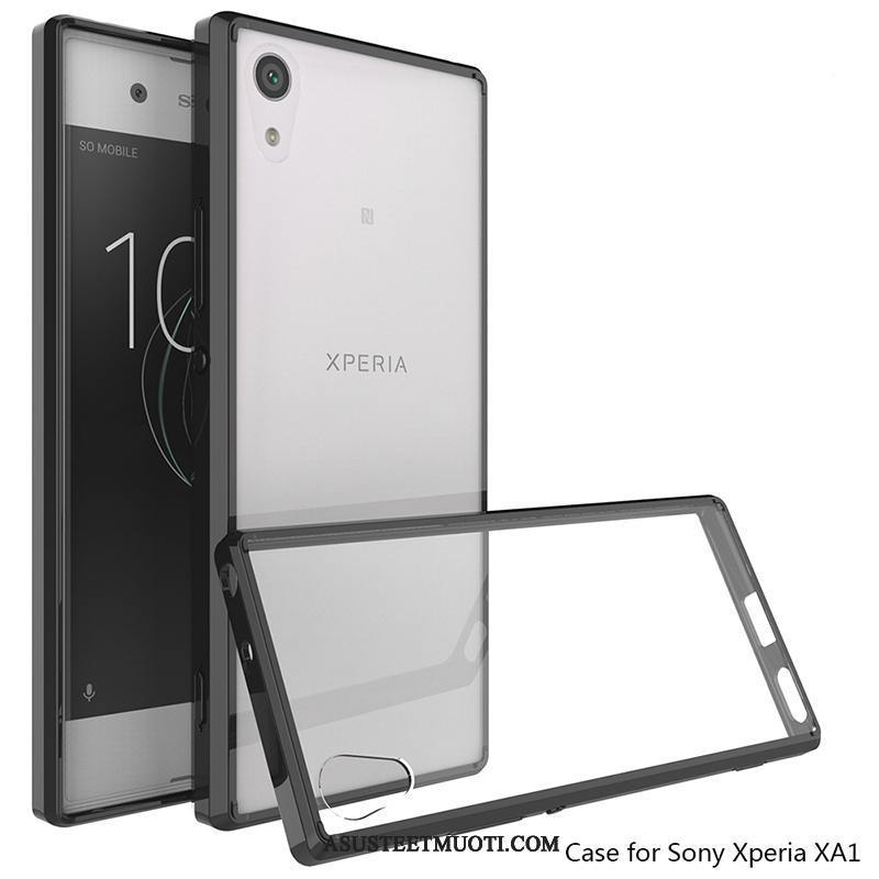 Sony Xperia Xa1 Kuoret Jauhe Läpinäkyvä Murtumaton Kotelo Kuori