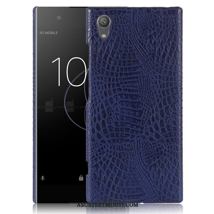 Sony Xperia Xa1 Kuoret Kukkakuvio Kova Kotelo Liiketoiminta Oranssi