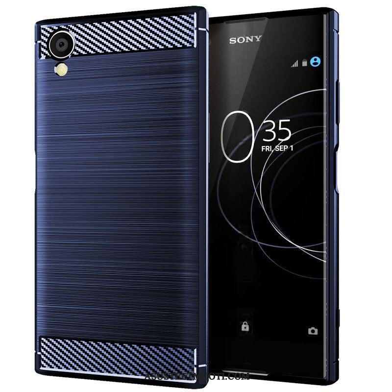 Sony Xperia Xa1 Kuoret Punainen Puhelimen Kukkakuvio Suojaus Murtumaton