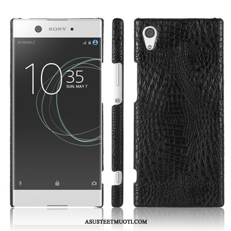 Sony Xperia Xa1 Kuori Kuoret Suojaus Krokotiili Keltainen Puhelimen