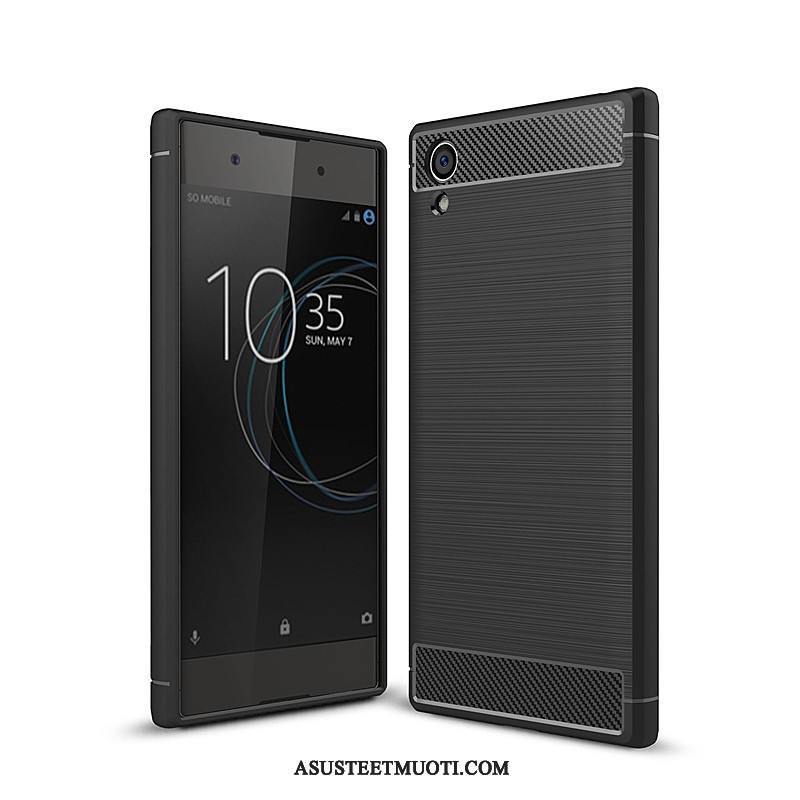 Sony Xperia Xa1 Plus Kuori Kuoret Pehmeä Neste All Inclusive Suojaus Punainen