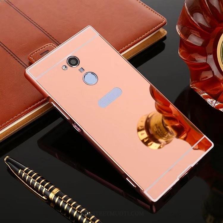 Sony Xperia Xa2 Kuori Kuoret Kehys Peili Suojaus Metalli