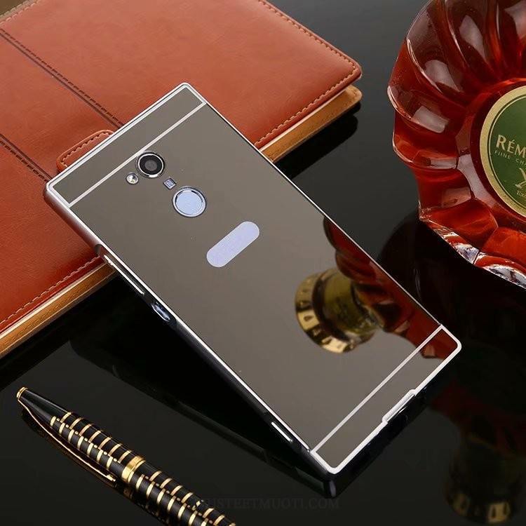 Sony Xperia Xa2 Kuori Kuoret Kehys Peili Suojaus Metalli