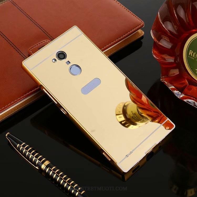 Sony Xperia Xa2 Kuori Kuoret Kehys Peili Suojaus Metalli