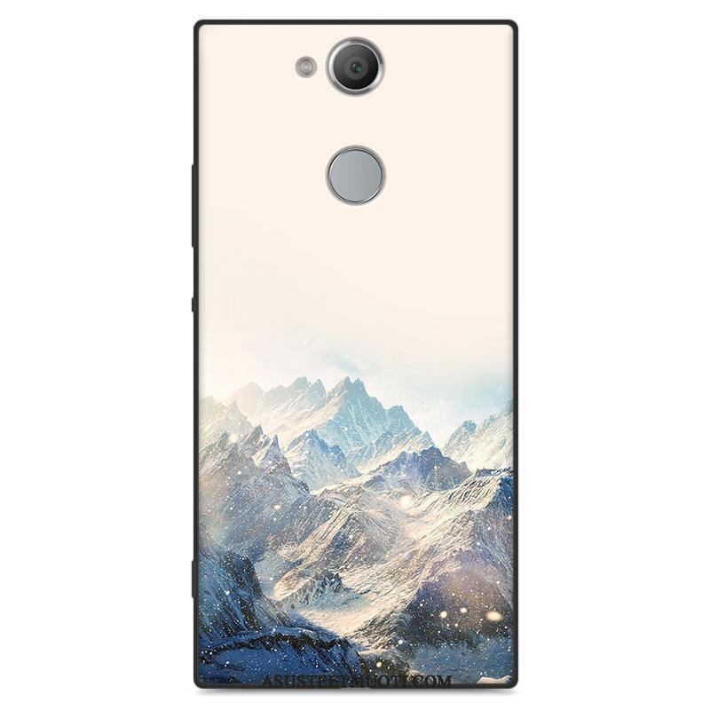 Sony Xperia Xa2 Kuori Kuoret Silikoni All Inclusive Sarjakuva Kotelo Pesty Suede