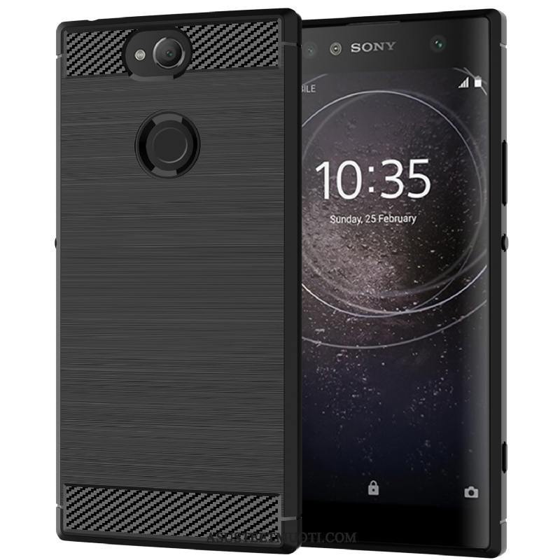 Sony Xperia Xa2 Plus Kuoret Kuori Pehmeä Neste Kotelo Trendi Kukkakuvio