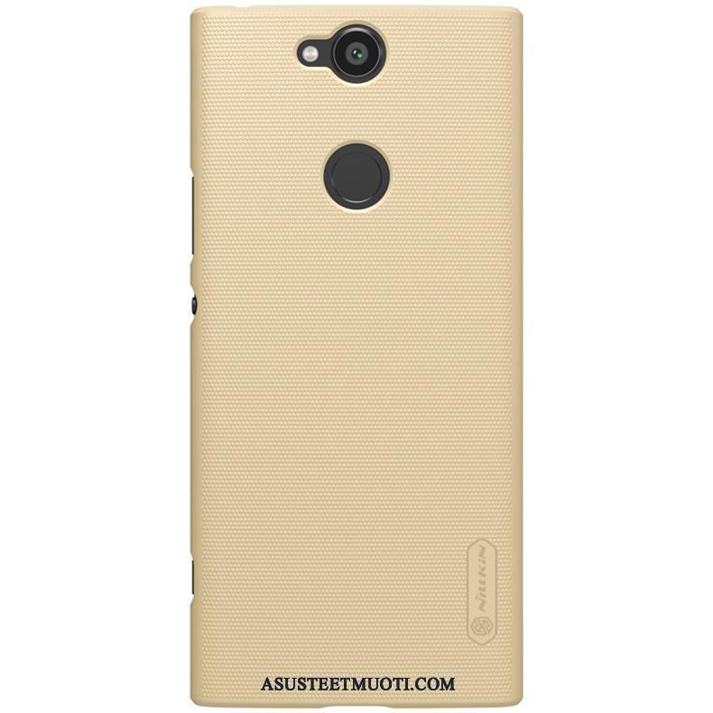 Sony Xperia Xa2 Plus Kuoret Puhelimen Pesty Suede Kotelo Punainen Kuori