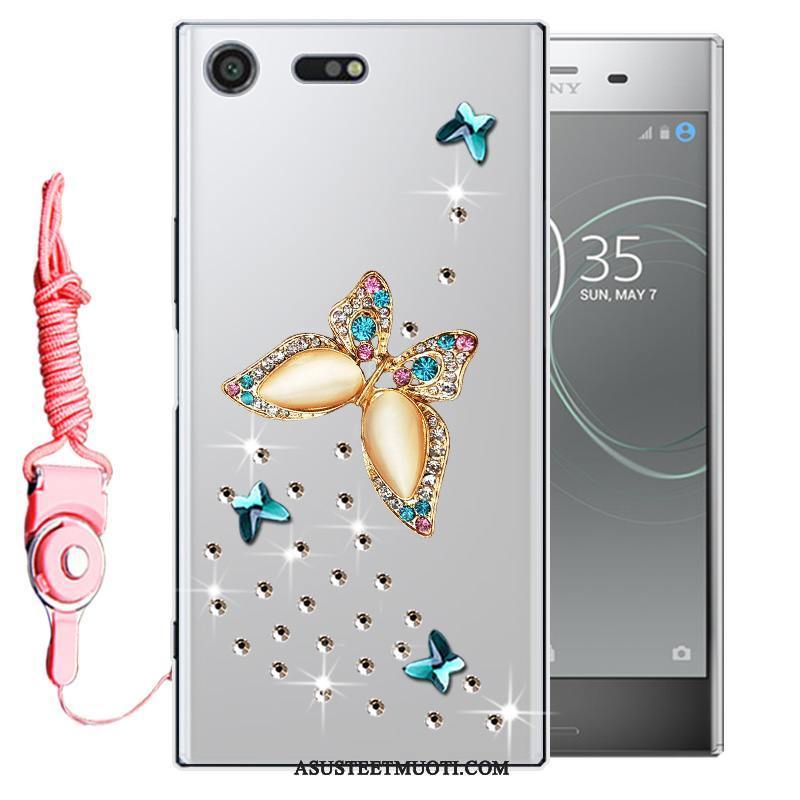 Sony Xperia Xz Premium Kuoret Kuori Strassi Suojaus Pehmeä Neste Kotelo