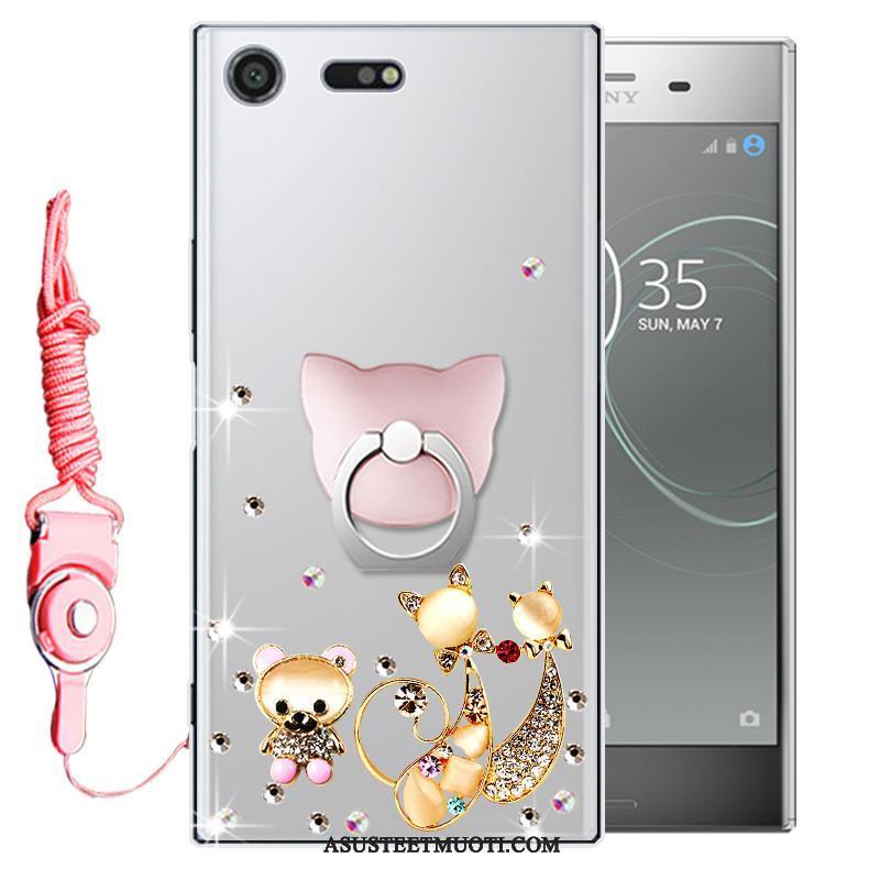 Sony Xperia Xz Premium Kuoret Kuori Strassi Suojaus Pehmeä Neste Kotelo