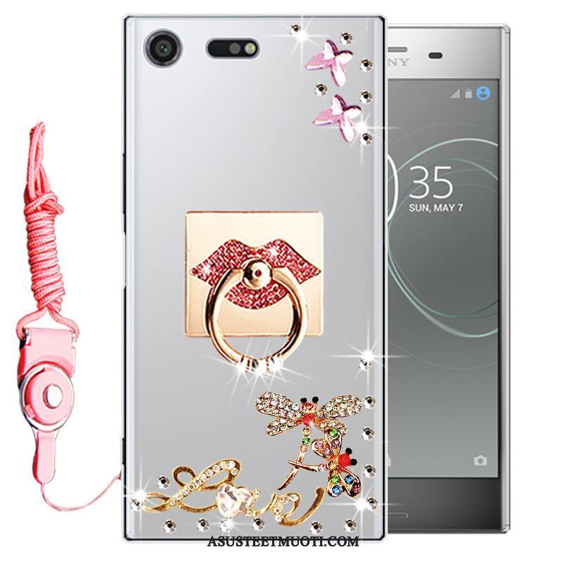 Sony Xperia Xz Premium Kuoret Kuori Strassi Suojaus Pehmeä Neste Kotelo