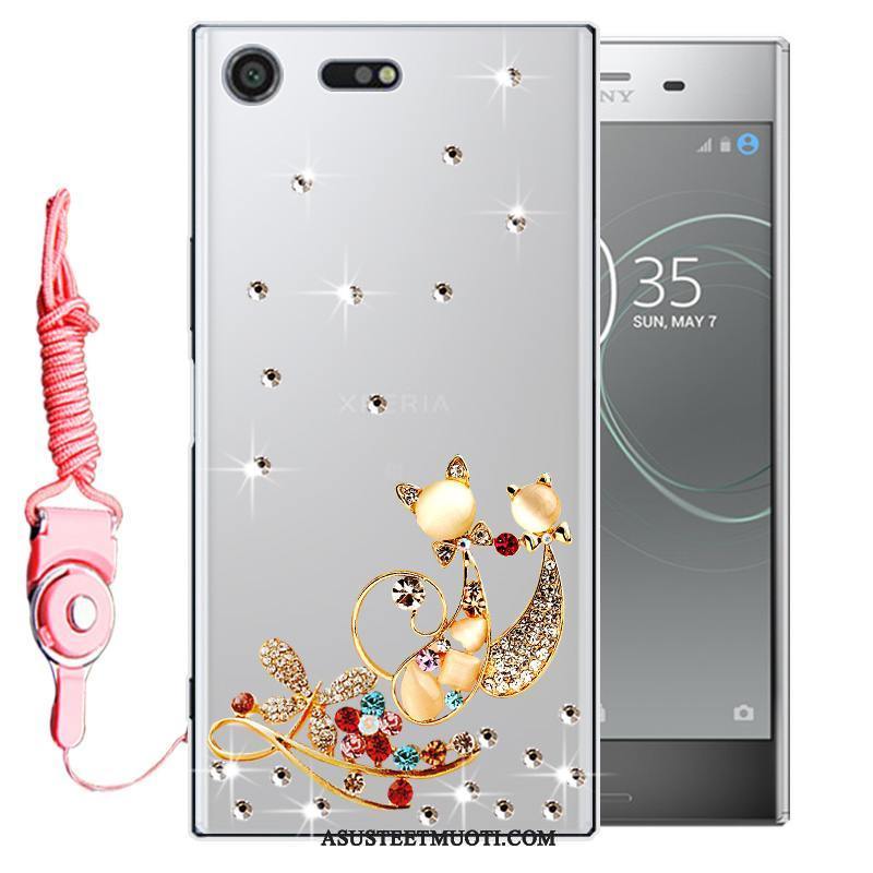 Sony Xperia Xz Premium Kuoret Kuori Strassi Suojaus Pehmeä Neste Kotelo