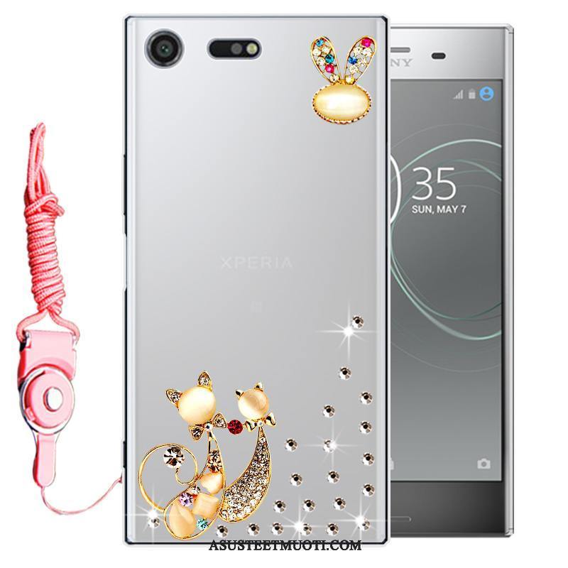 Sony Xperia Xz Premium Kuoret Kuori Strassi Suojaus Pehmeä Neste Kotelo