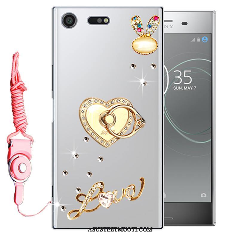 Sony Xperia Xz Premium Kuoret Kuori Strassi Suojaus Pehmeä Neste Kotelo