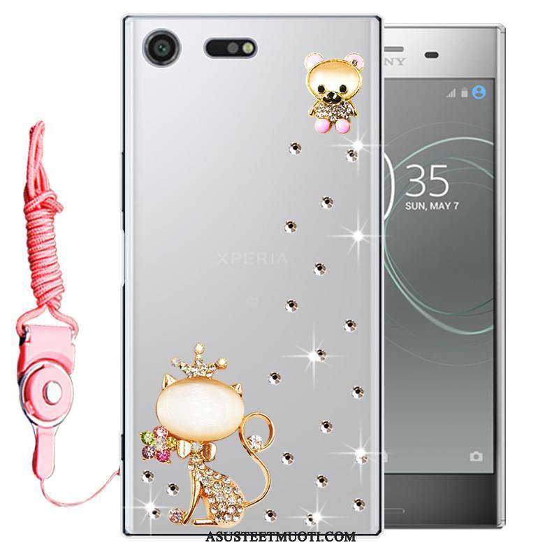 Sony Xperia Xz Premium Kuoret Kuori Strassi Suojaus Pehmeä Neste Kotelo