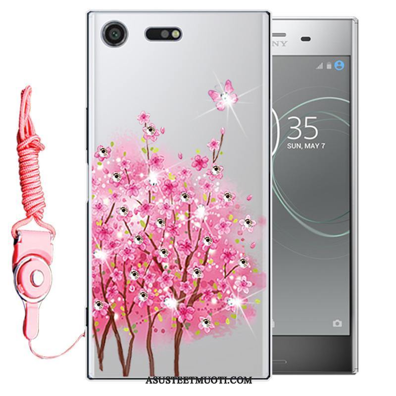 Sony Xperia Xz Premium Kuoret Kuori Strassi Suojaus Pehmeä Neste Kotelo