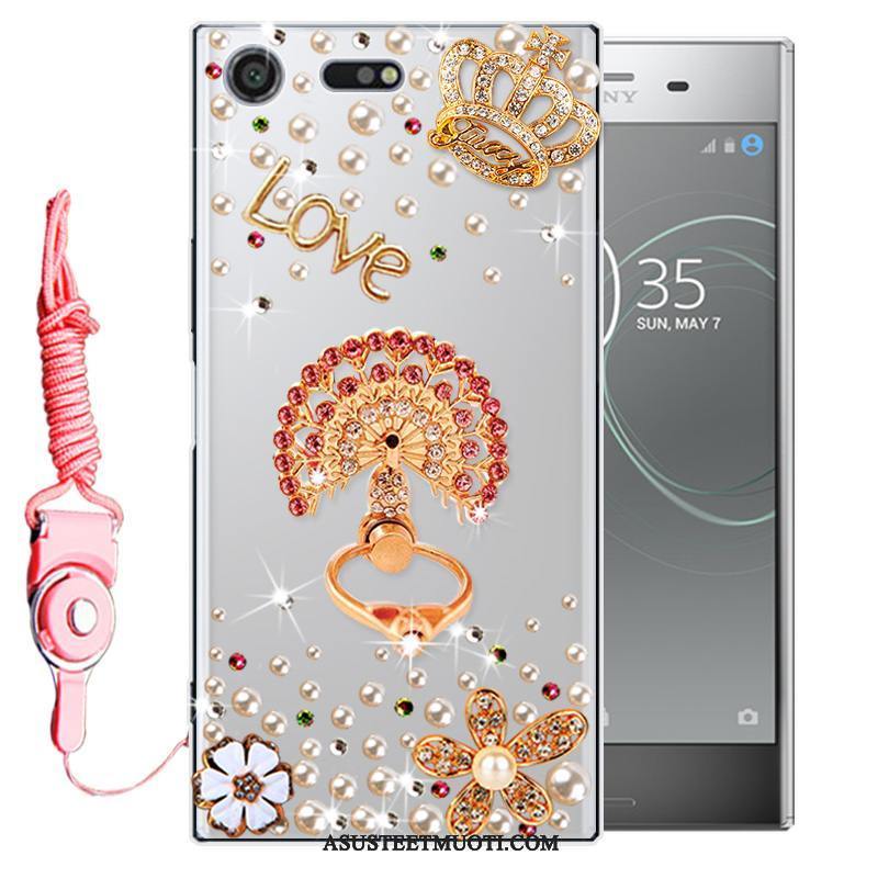 Sony Xperia Xz Premium Kuoret Kuori Strassi Suojaus Pehmeä Neste Kotelo