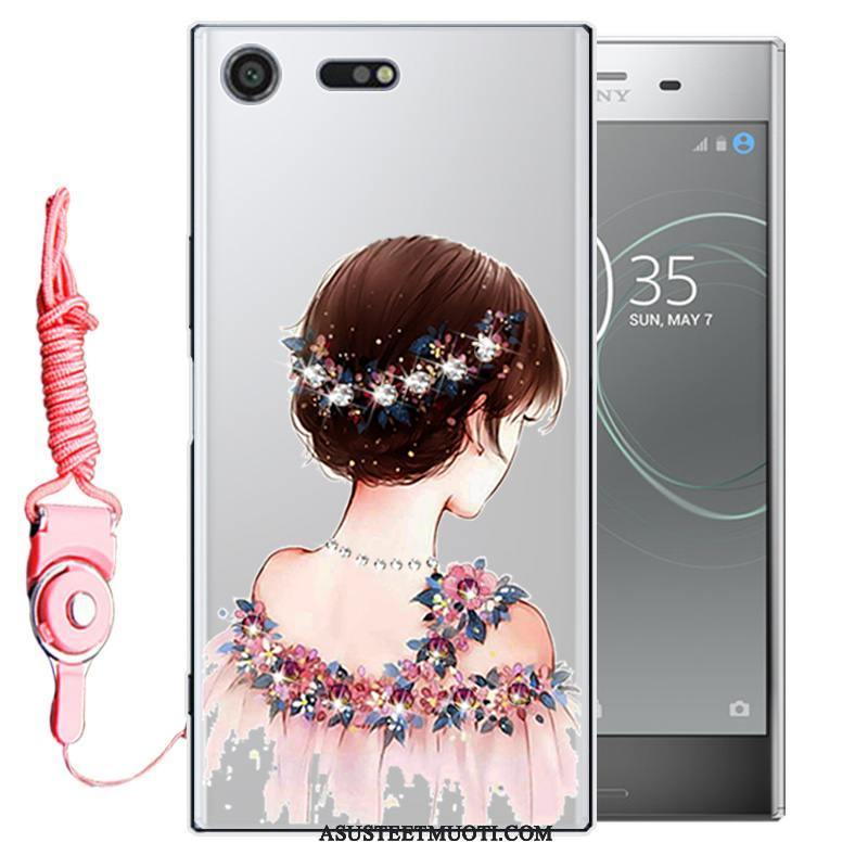 Sony Xperia Xz Premium Kuoret Kuori Strassi Suojaus Pehmeä Neste Kotelo