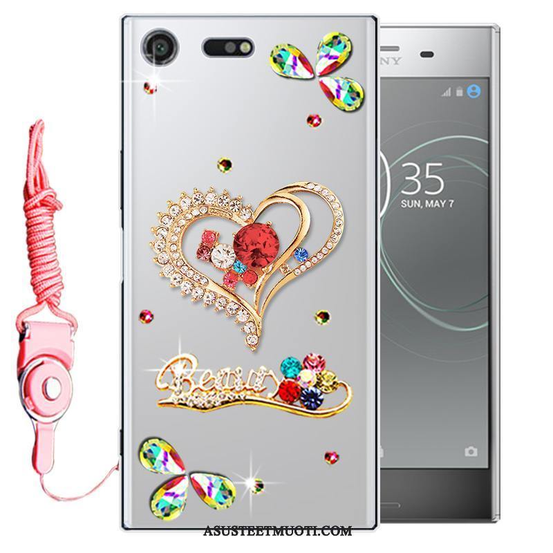 Sony Xperia Xz Premium Kuoret Kuori Strassi Suojaus Pehmeä Neste Kotelo