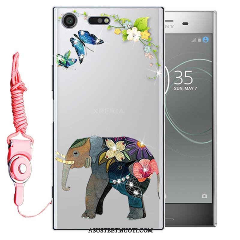 Sony Xperia Xz Premium Kuoret Kuori Strassi Suojaus Pehmeä Neste Kotelo