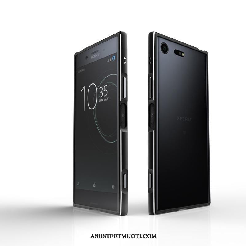 Sony Xperia Xz Premium Kuoret Metalli Puhelimen Musta Suojaus Kotelo