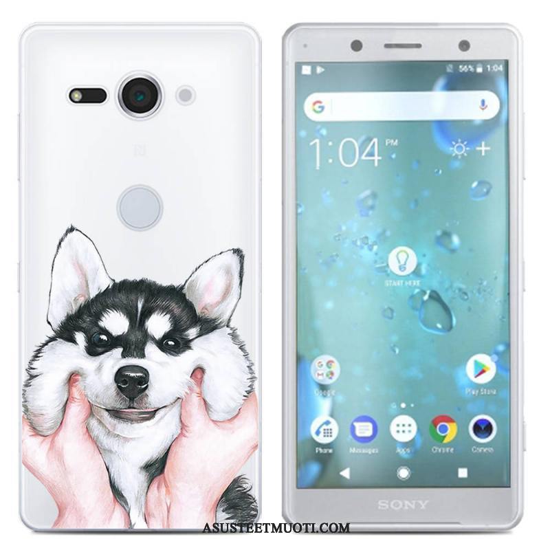 Sony Xperia Xz2 Compact Kuoret Silikonikuori Sininen Kotelo Puhelimen Pehmeä Neste