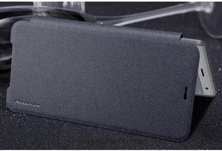 Sony Xperia Xz2 Kuoret Kotelo Musta Kulta Puhelimen Nahkakotelo