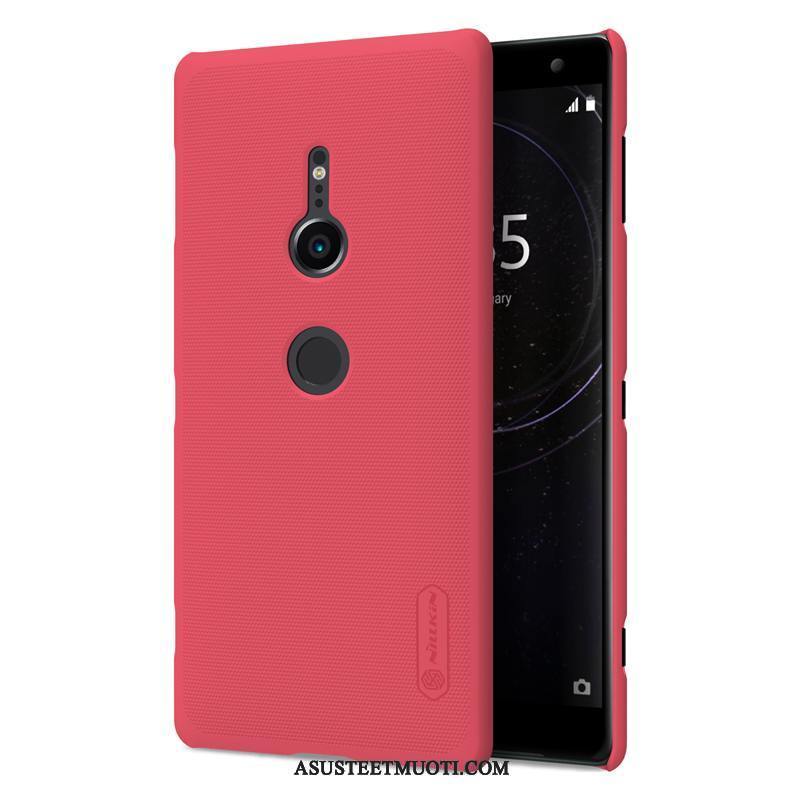 Sony Xperia Xz2 Kuori Kuoret Suojaus Puhelimen Pesty Suede Murtumaton Kulta