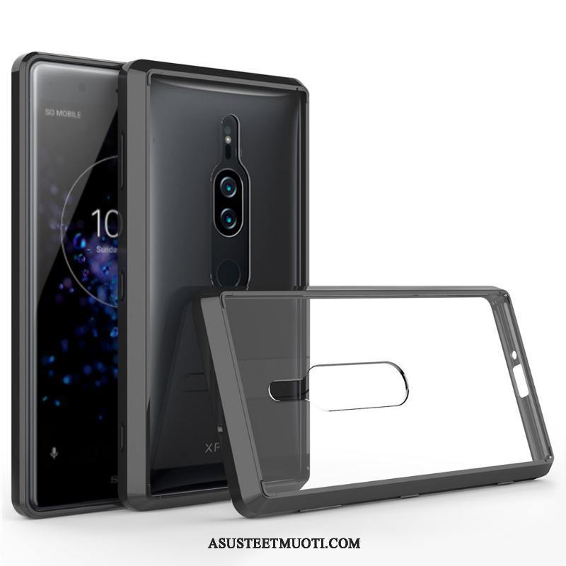 Sony Xperia Xz2 Premium Kuoret Puhelimen Kuori Musta Yksinkertainen All Inclusive