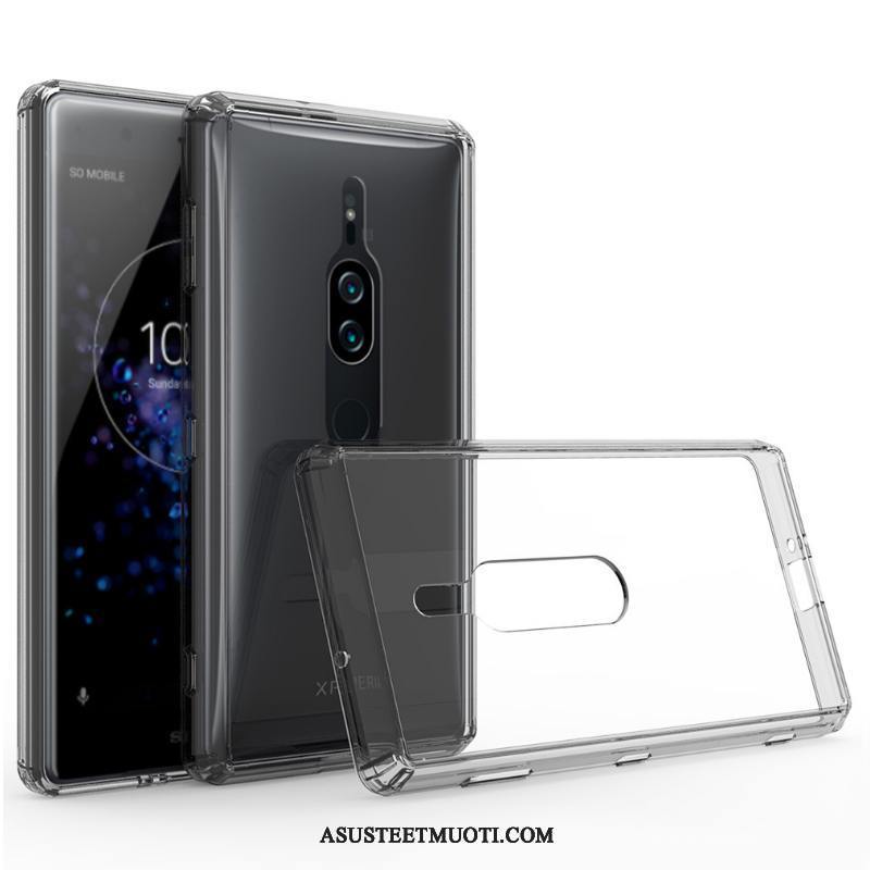 Sony Xperia Xz2 Premium Kuoret Puhelimen Kuori Musta Yksinkertainen All Inclusive