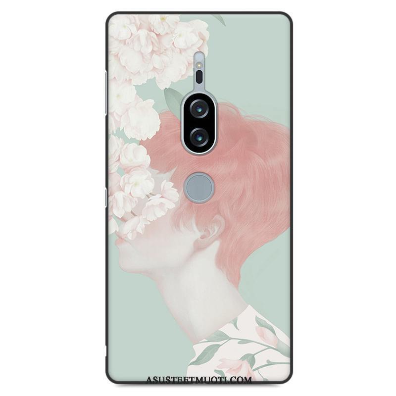 Sony Xperia Xz2 Premium Kuoret Silikoni Murtumaton Vihreä All Inclusive Puhelimen