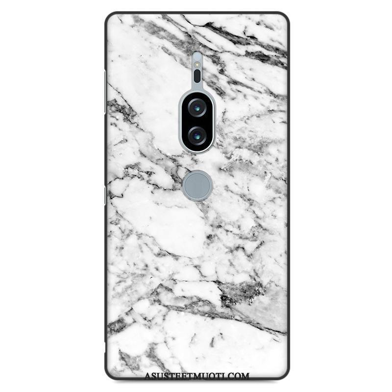 Sony Xperia Xz2 Premium Kuoret Silikoni Puhelimen Musta Murtumaton Kuori