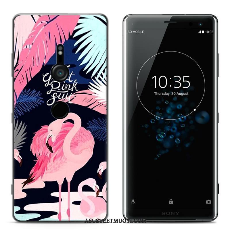 Sony Xperia Xz3 Kuoret Luova Kotelo Läpinäkyvä Silikonikuori Jauhe