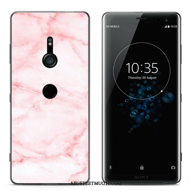 Sony Xperia Xz3 Kuoret Luova Kotelo Läpinäkyvä Silikonikuori Jauhe