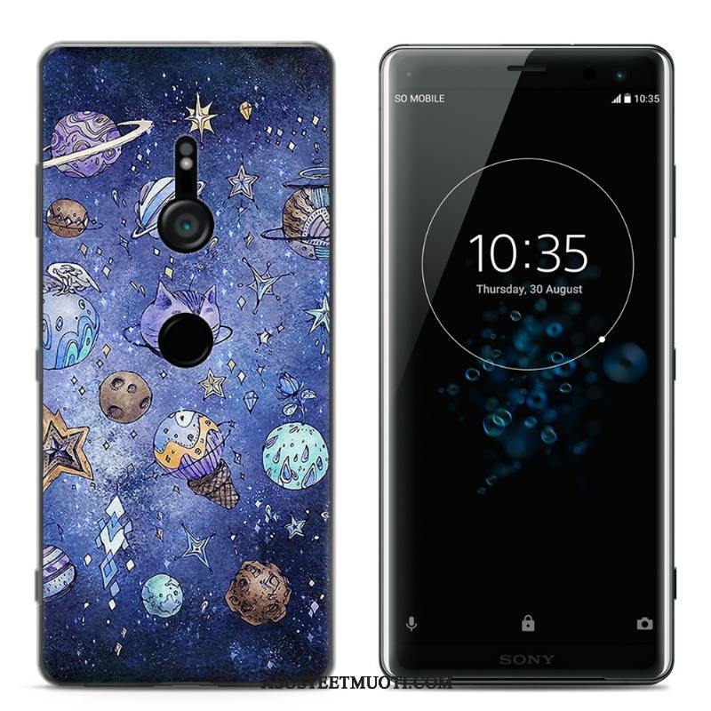 Sony Xperia Xz3 Kuoret Luova Kotelo Läpinäkyvä Silikonikuori Jauhe