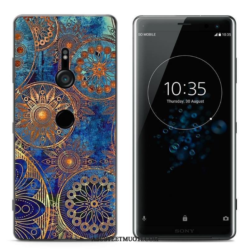 Sony Xperia Xz3 Kuoret Luova Kotelo Läpinäkyvä Silikonikuori Jauhe