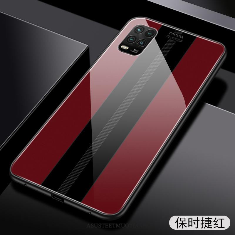 Xiaomi Mi 10 Lite Kuoret Tila Net Red Pehmeä Neste Kuori Punainen