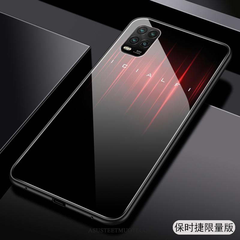 Xiaomi Mi 10 Lite Kuoret Tila Net Red Pehmeä Neste Kuori Punainen