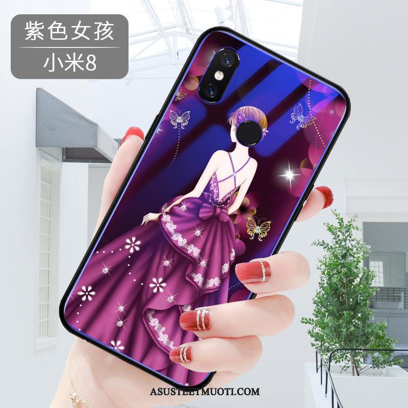 Xiaomi Mi 8 Kuoret Luova Lasi Trendi Nuoret Ihana