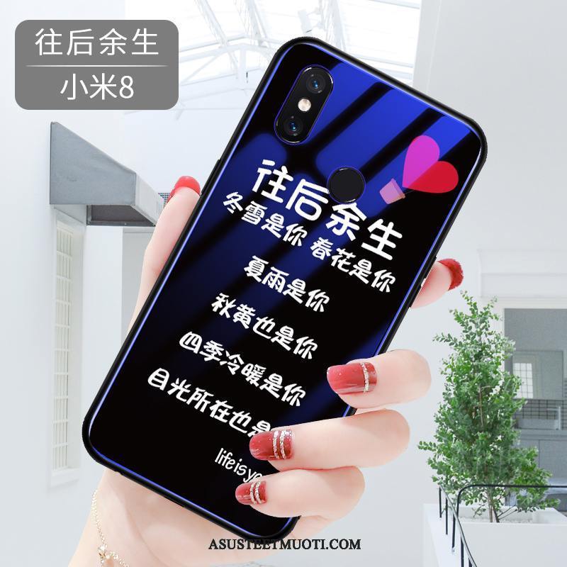 Xiaomi Mi 8 Kuoret Luova Lasi Trendi Nuoret Ihana