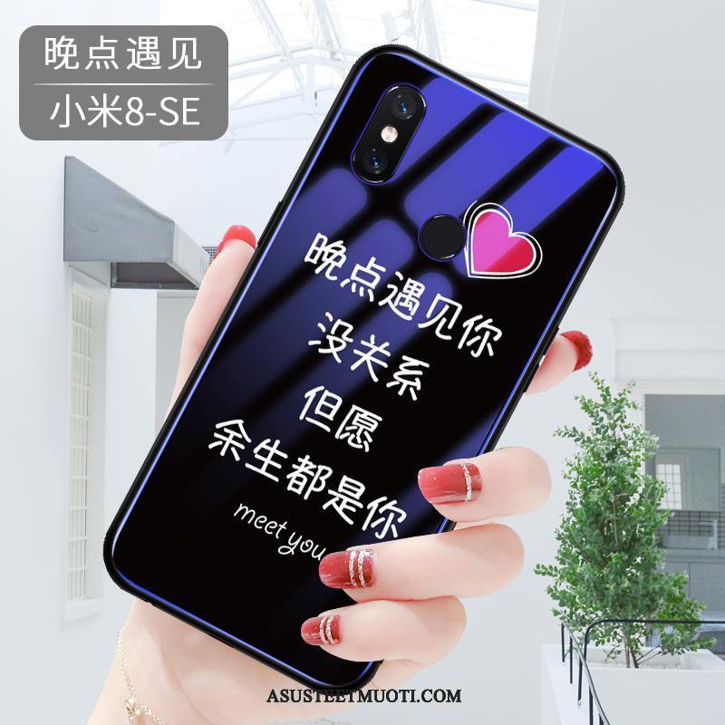 Xiaomi Mi 8 Kuoret Luova Lasi Trendi Nuoret Ihana