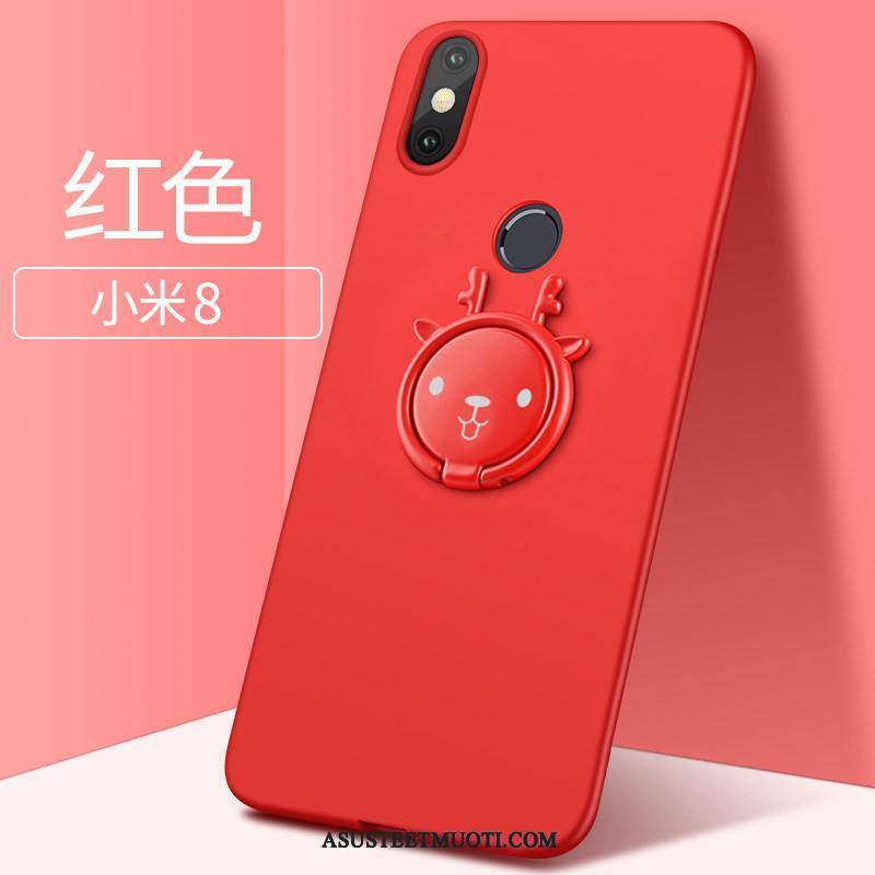 Xiaomi Mi 8 Kuoret Ohut Kotelo Ultra Punainen Puhelimen