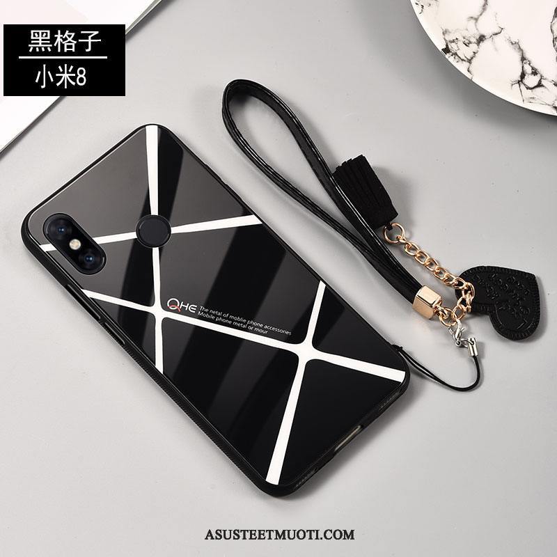 Xiaomi Mi 8 Kuoret Persoonallisuus Murtumaton Tide-brändi Kukkakuvio Kuori