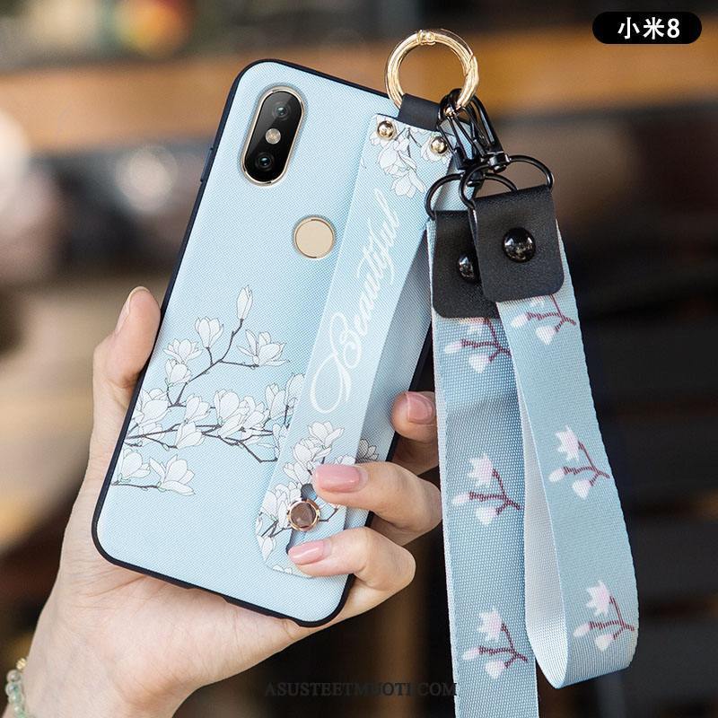 Xiaomi Mi 8 Kuoret Persoonallisuus Puhelimen Luova Kukkakuvio Murtumaton