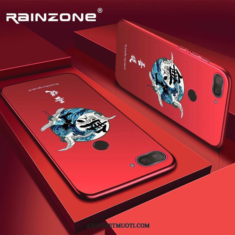 Xiaomi Mi 8 Lite Kuoret Kova Kiinalainen Tyyli Sininen Nuoret Nosturi