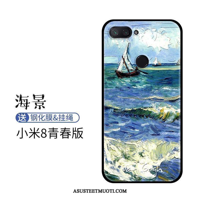 Xiaomi Mi 8 Lite Kuoret Sarjakuva Ripustettavat Koristeet Kuori Korkea Pehmeä Neste